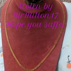 Heavy 18K Yellow Gold Chain- STOLEN BY MRMILTON17
